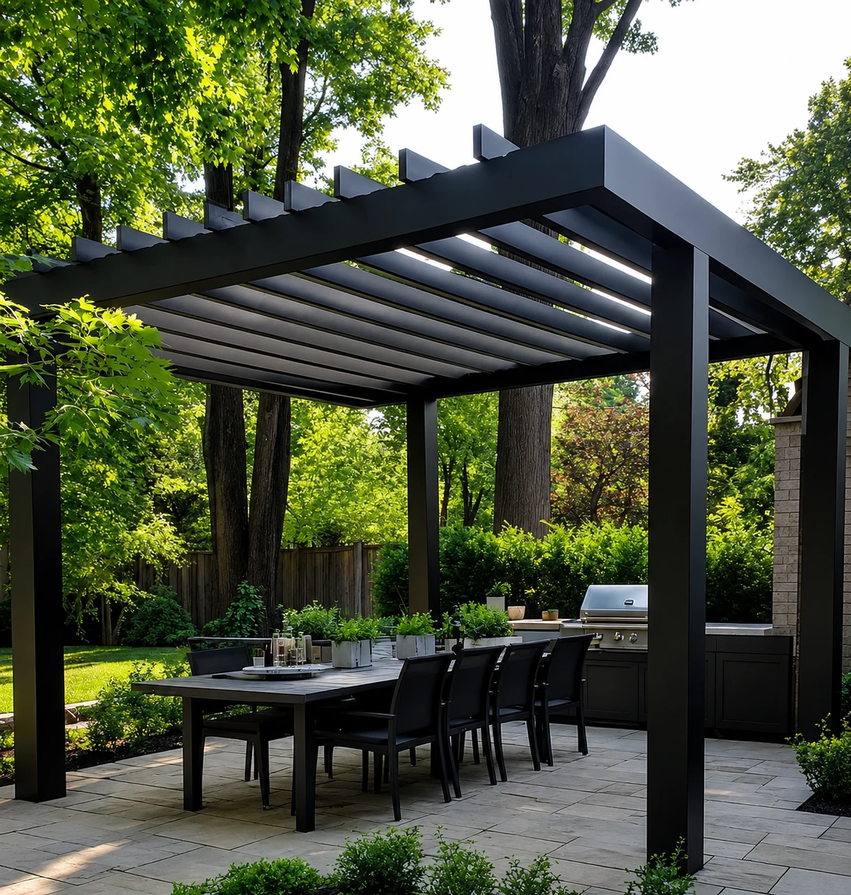 PJR Landscaping & Design — Louvre Pergola
